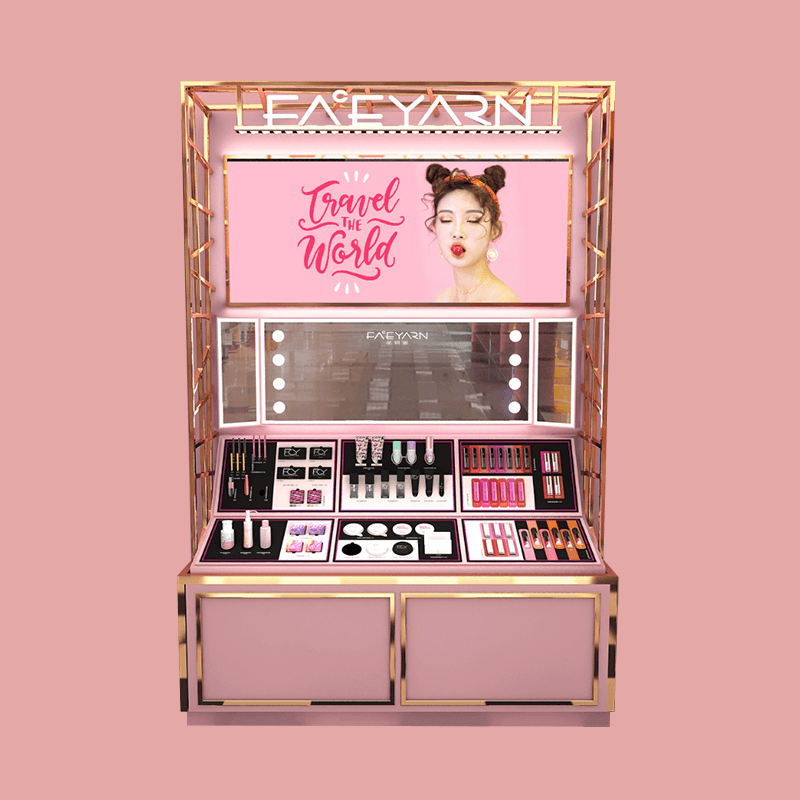 makeup display cabinet