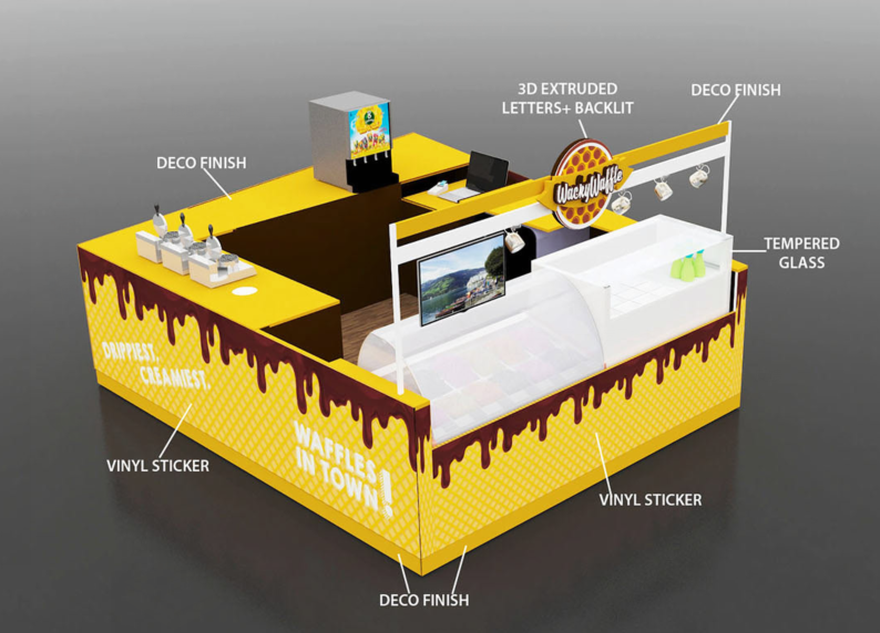 Waffles Kiosk Design 