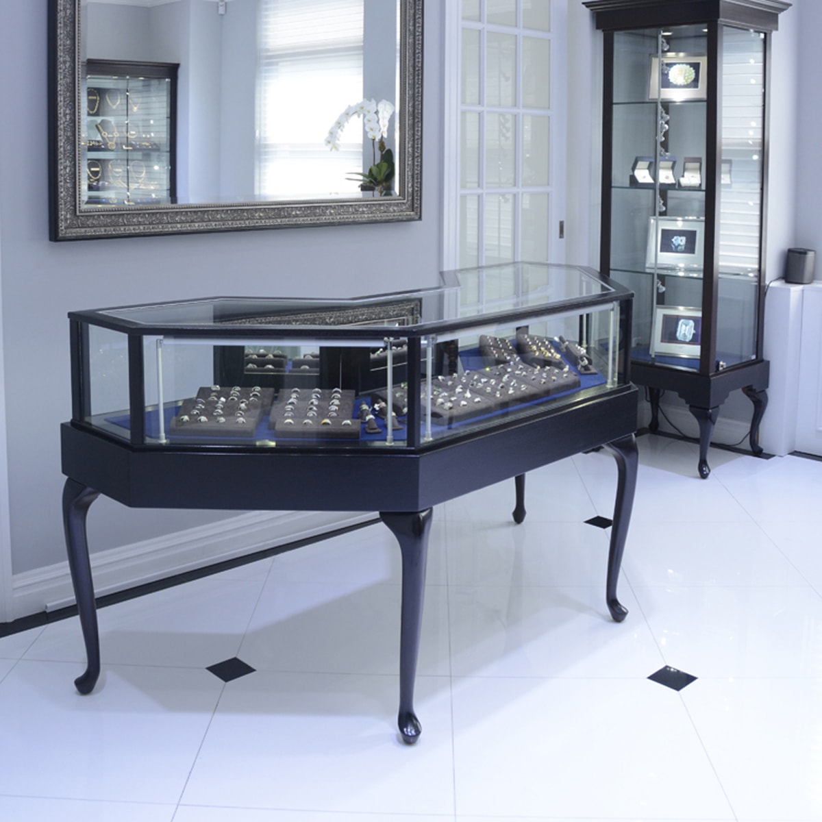 jewelry display counter