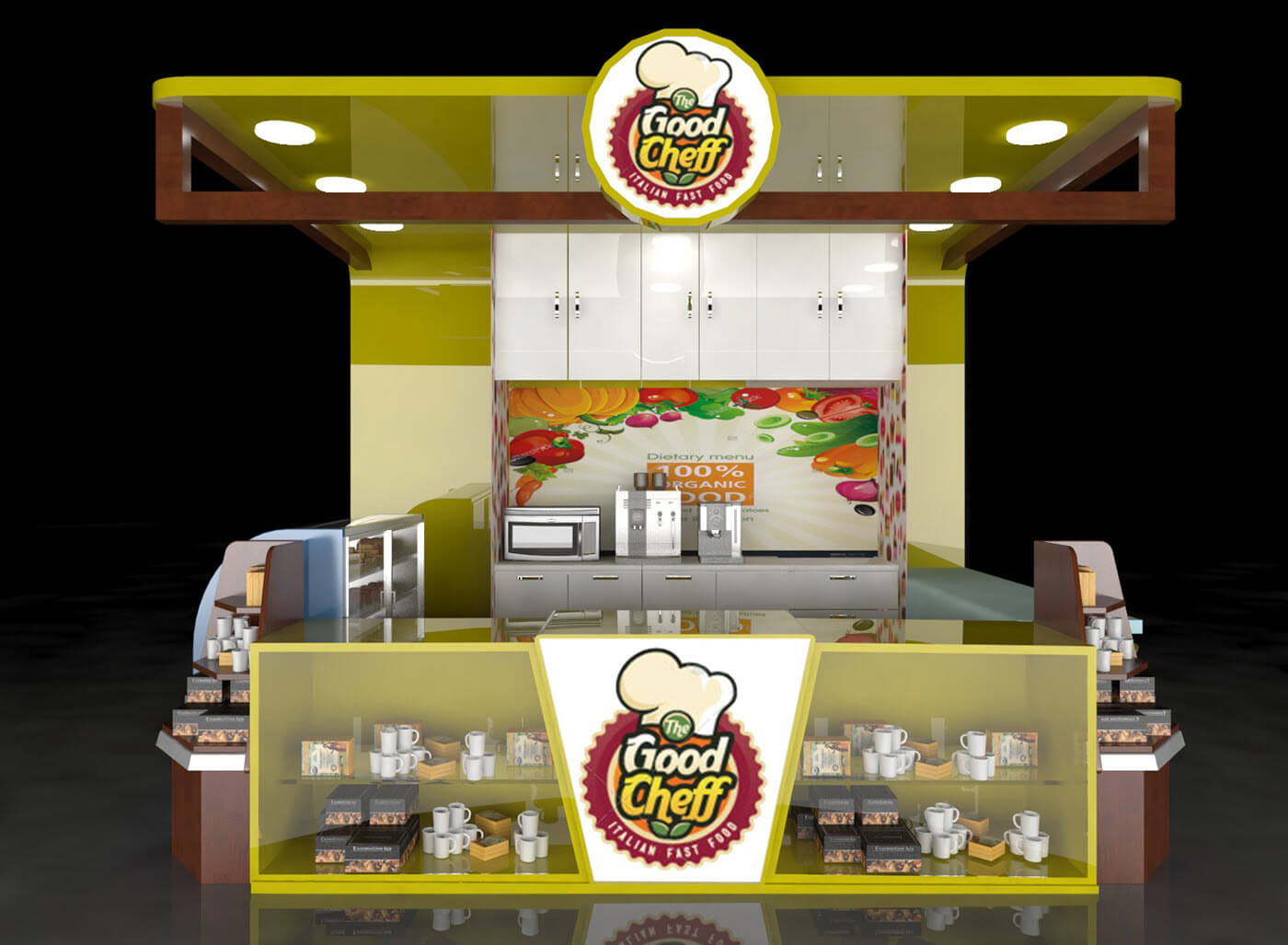 fast food kiosk 