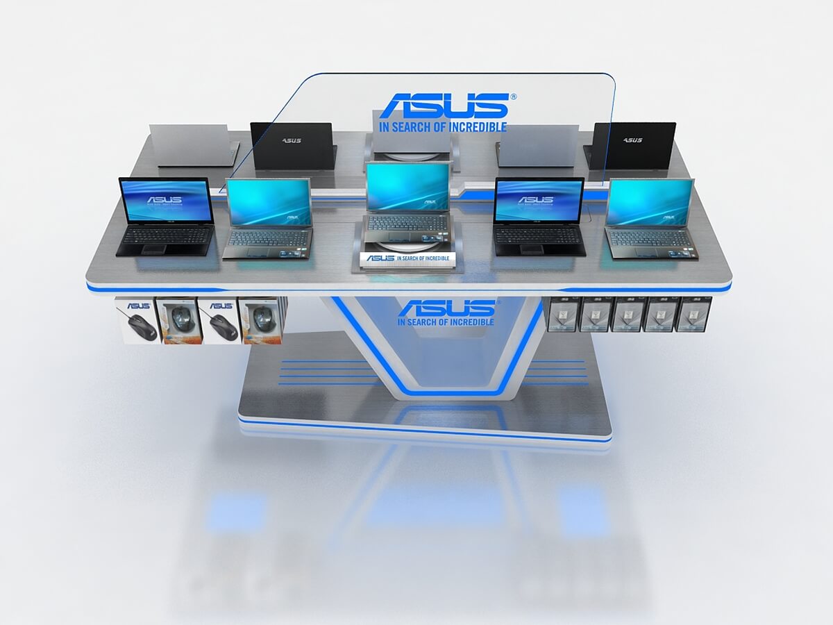 laptop counter