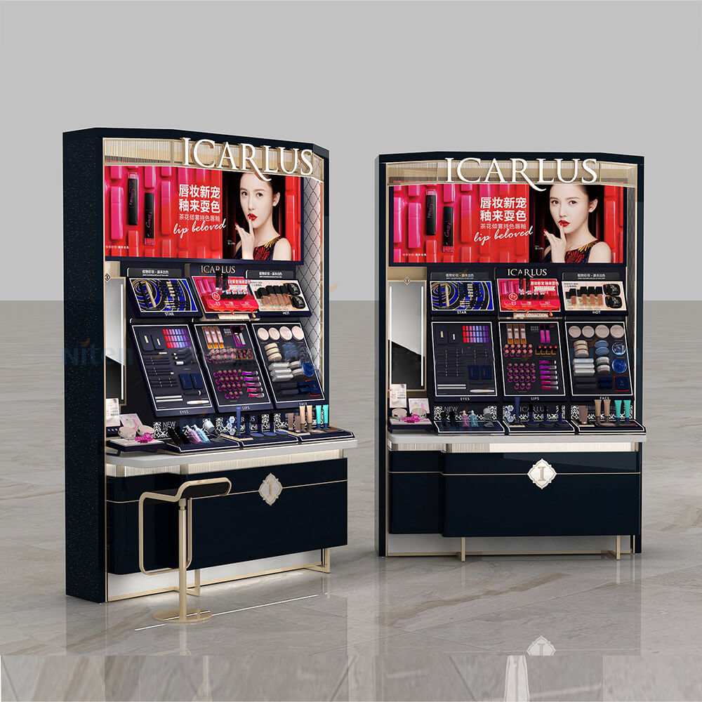 cosmetic display showcases