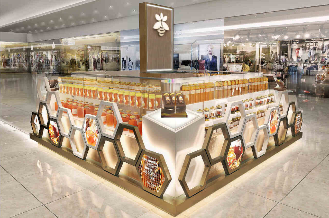 sweet food counter