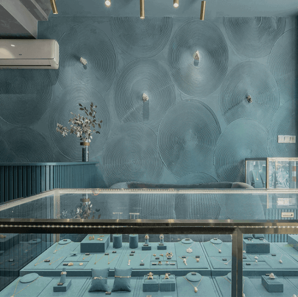 jewelry display showcase
