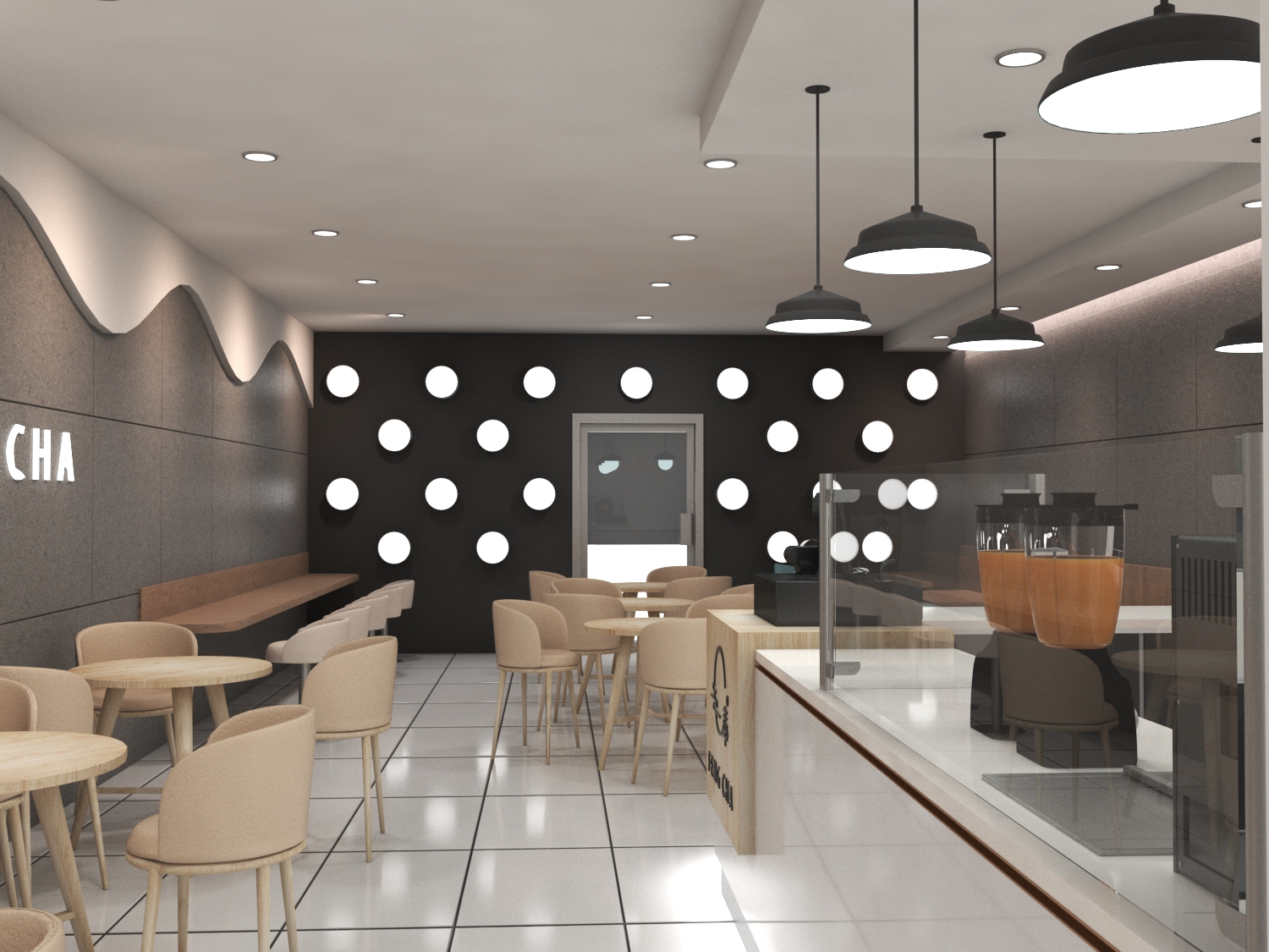 bubble tea store design