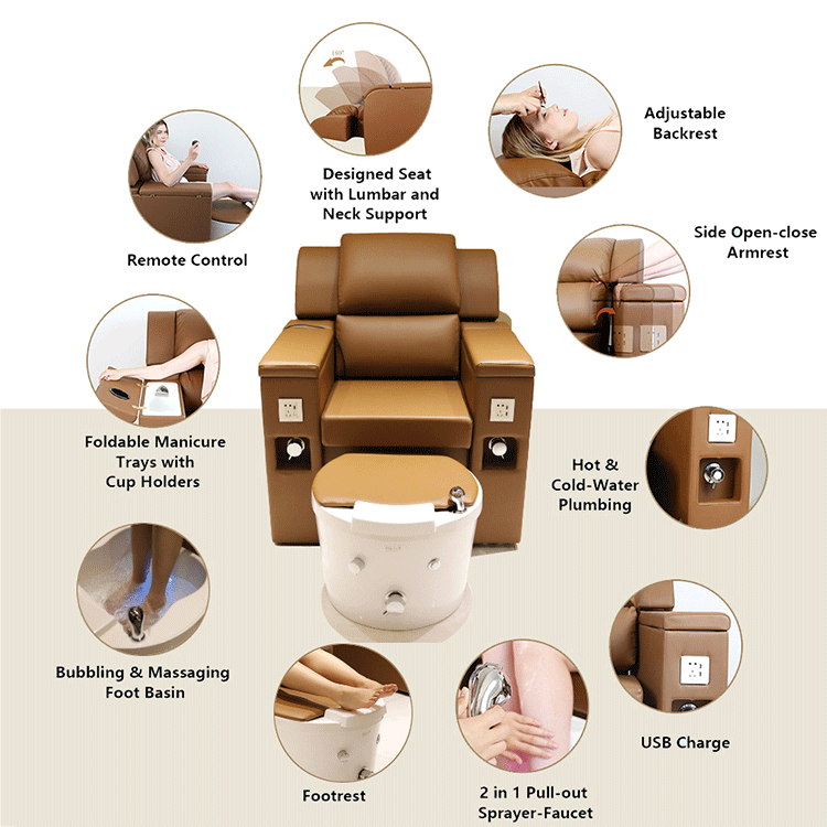 Salon Beauty Foot Chair