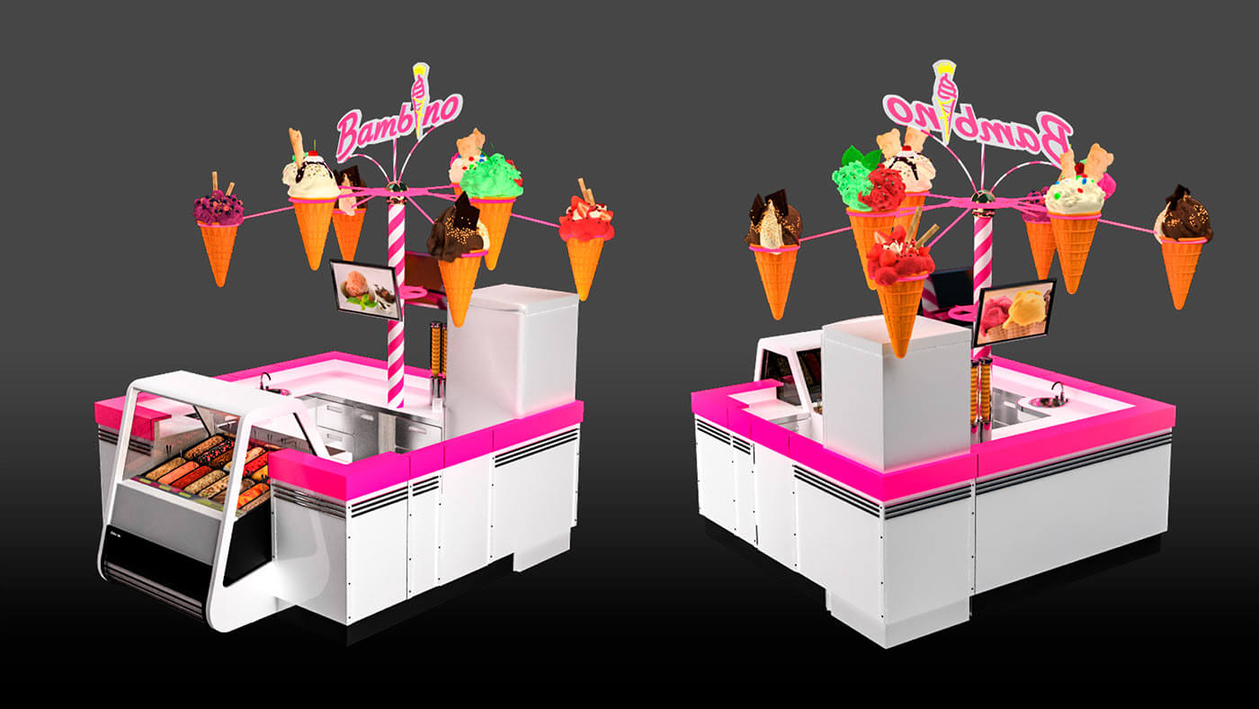 ice cream booth 