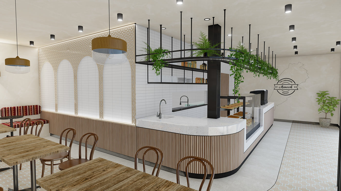 bakery shop counter 
