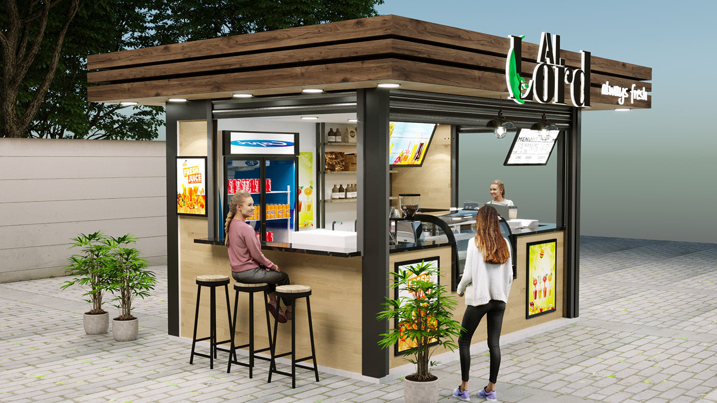 outdoor food kiosk 