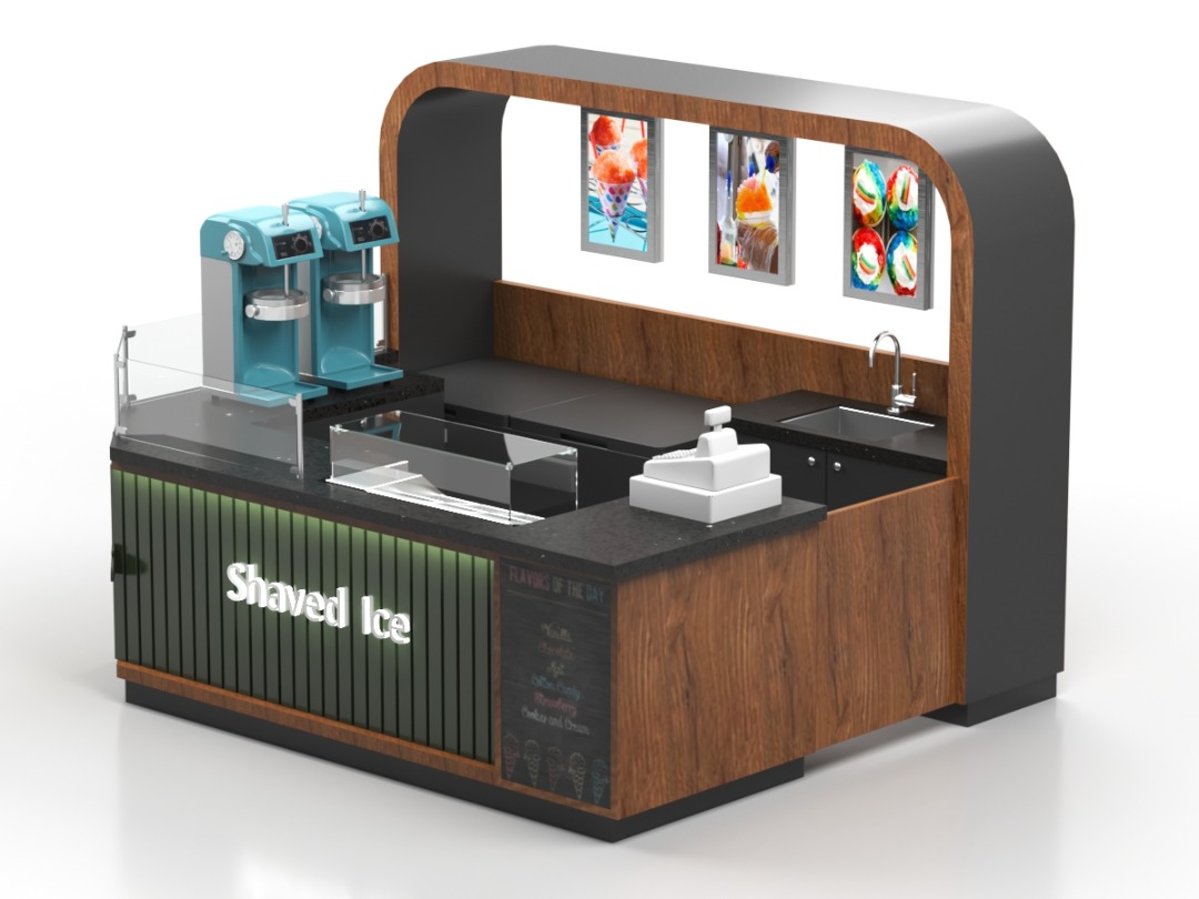 mall ice cream booth 