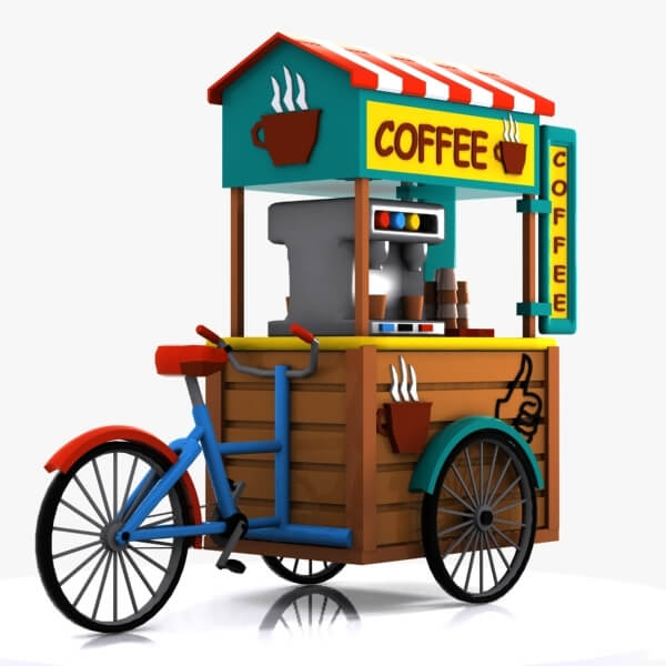 mobile coffee cart 