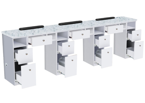 High-end Marble Nail Salon Equipment 