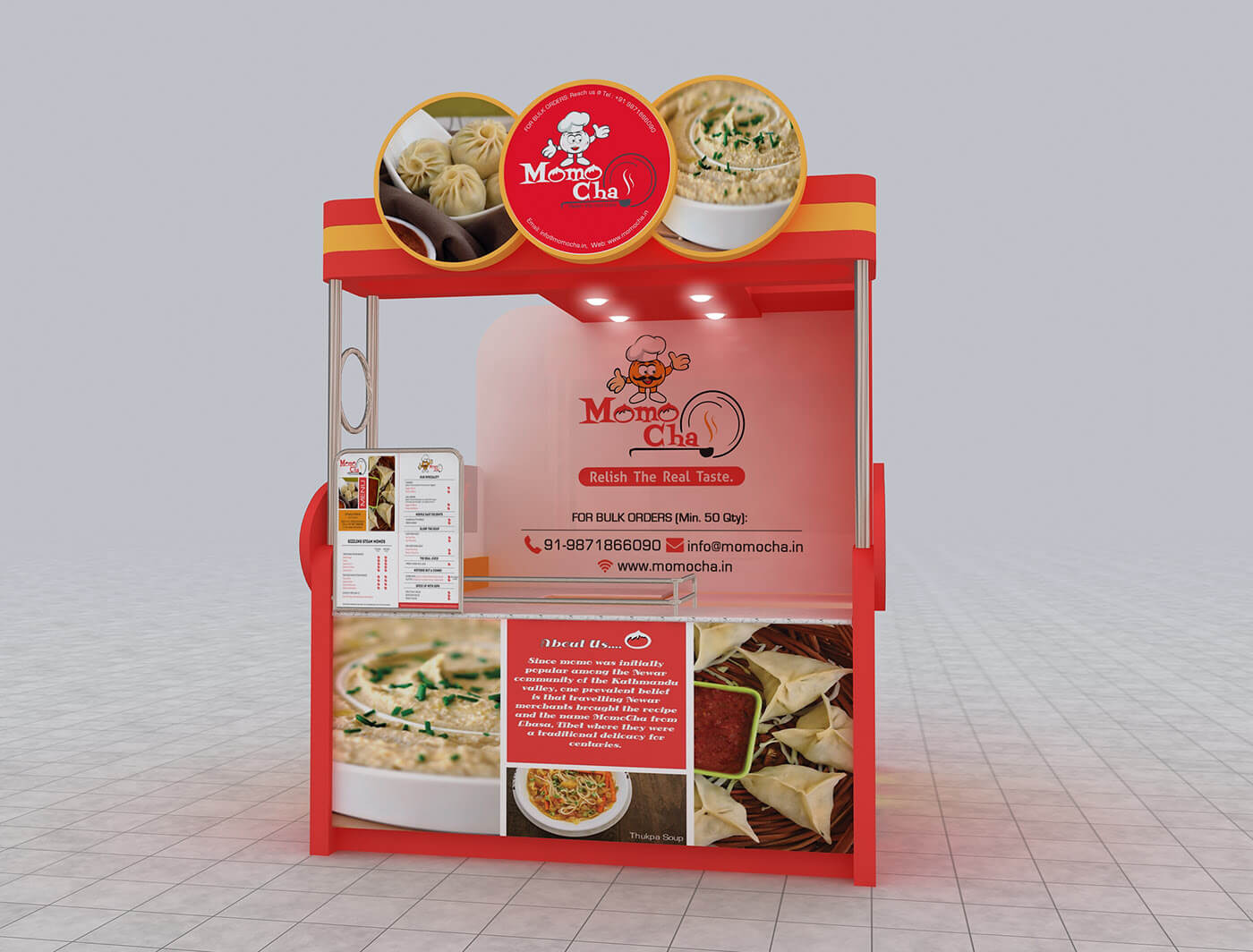 bubble tea cart 