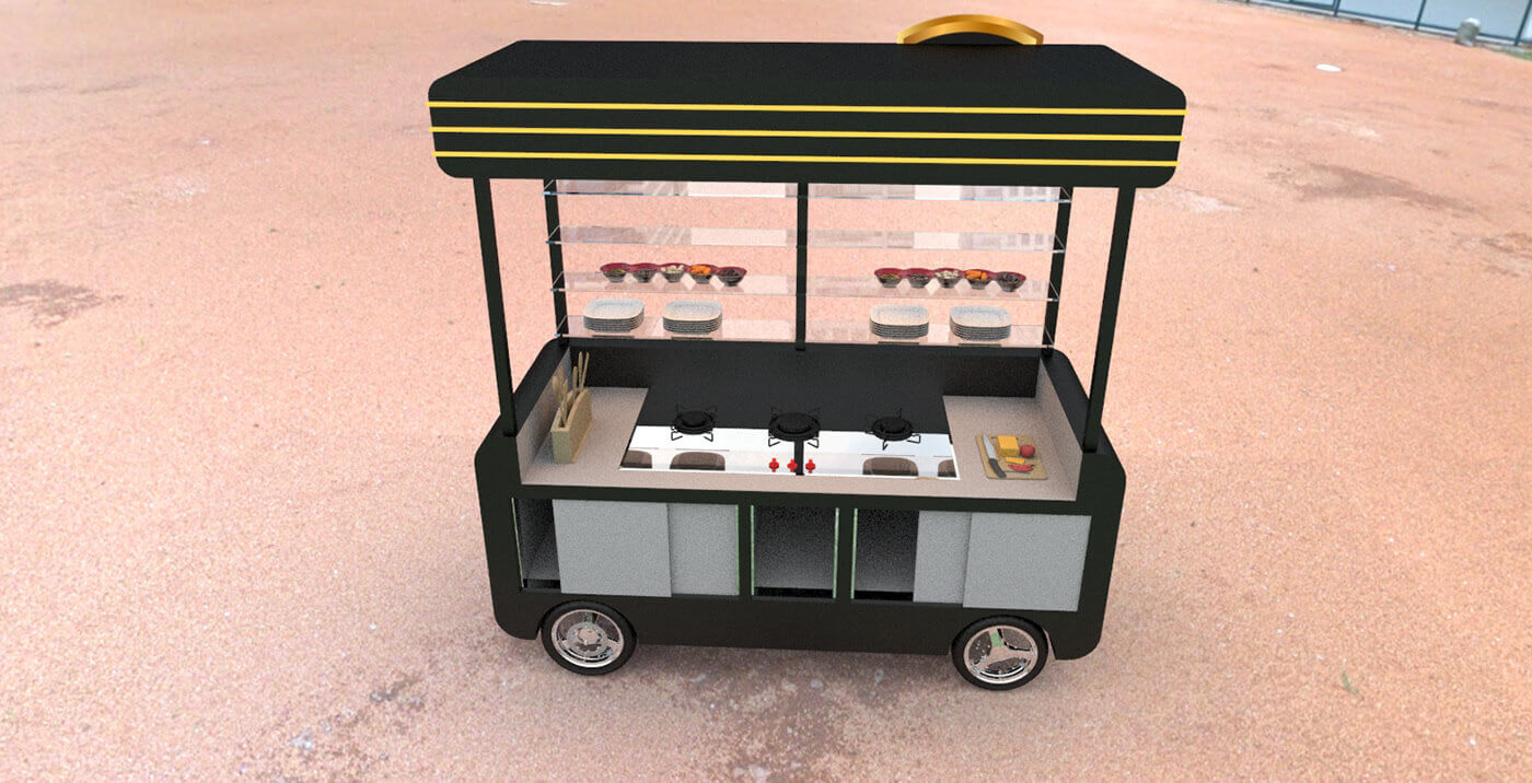 street food retail booth