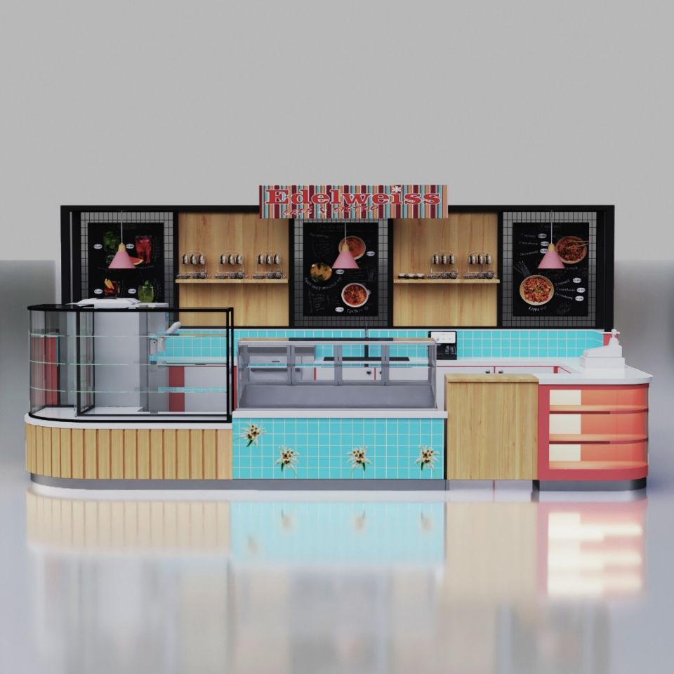 bakery display kiosk 