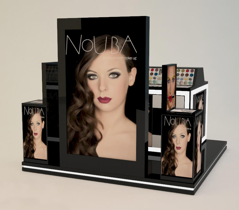cosmetic display counter 