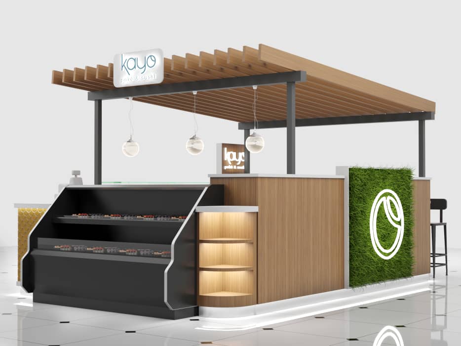 SUSHI DISPLAY KIOSK 
