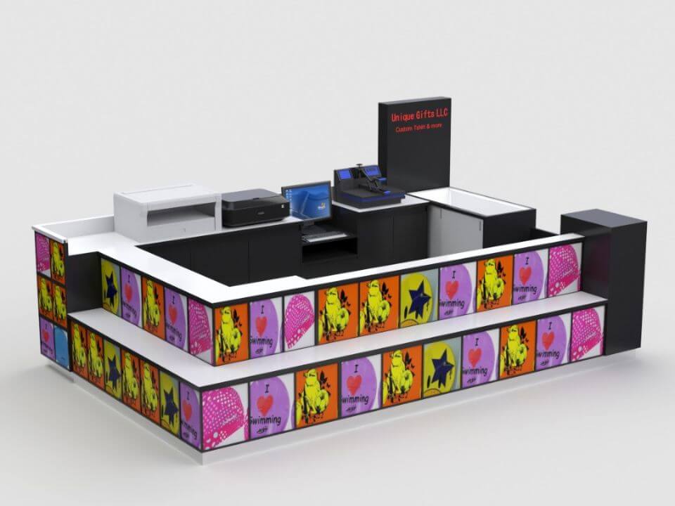 custom T-shirt kiosk 