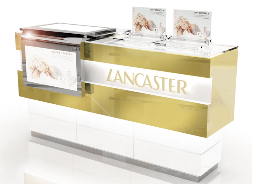 cosmetic display counter