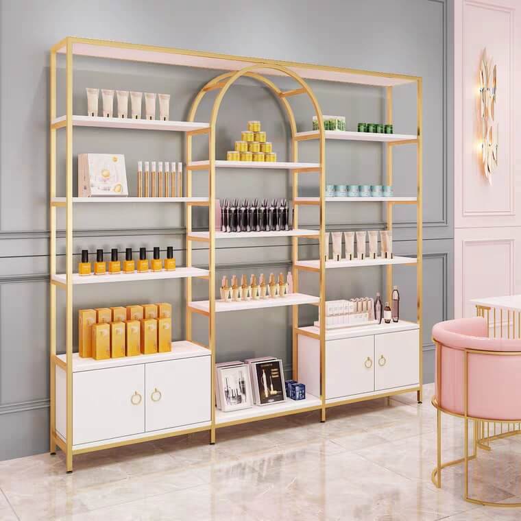 cosmetic display showcase