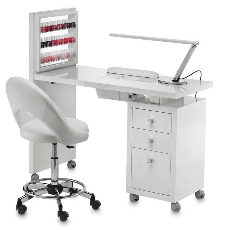 salon nail art display counter