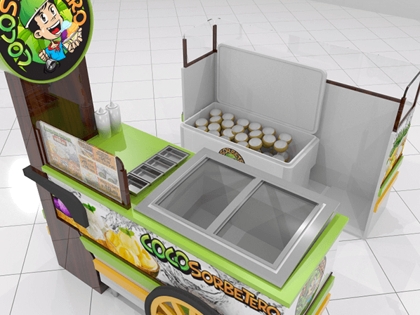 ice cream cart