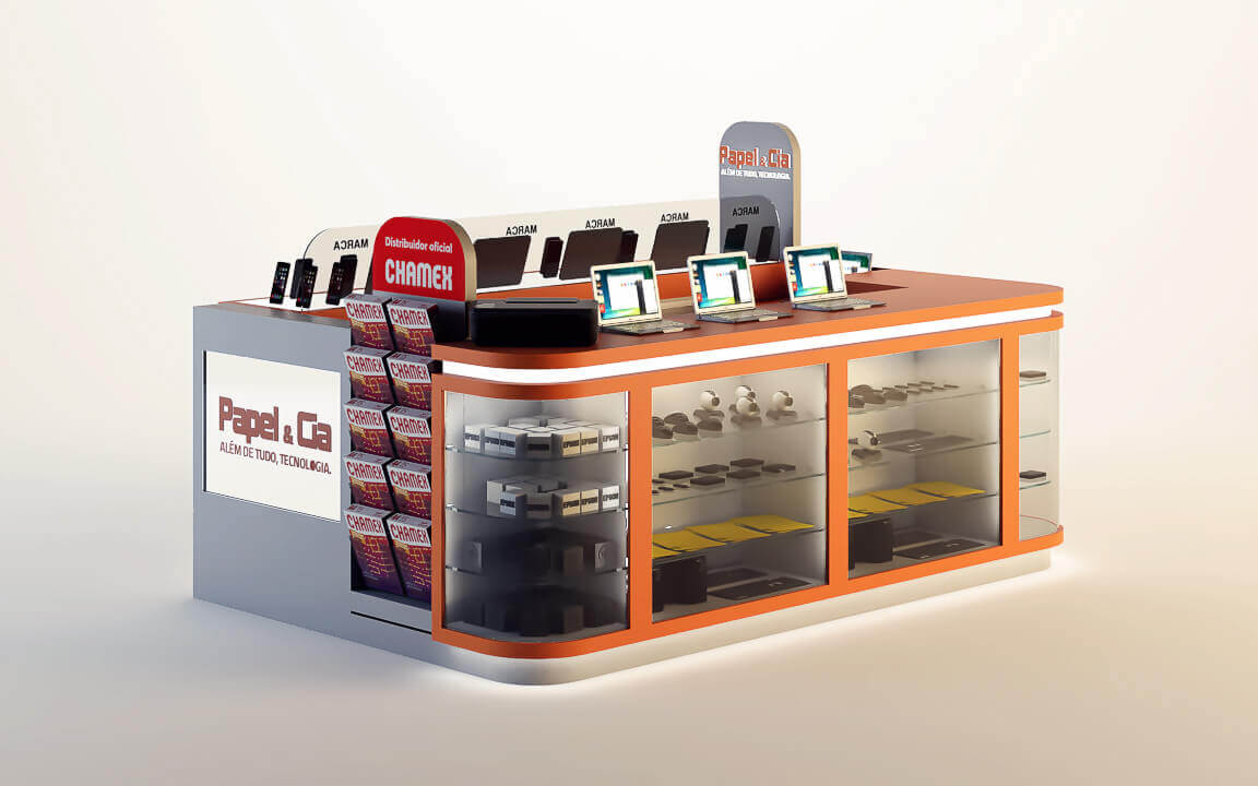 Laptop display kiosk 