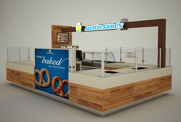 pretzel counter bar