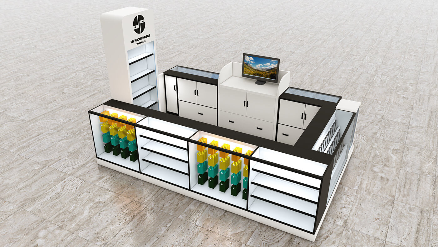 phone display kiosk