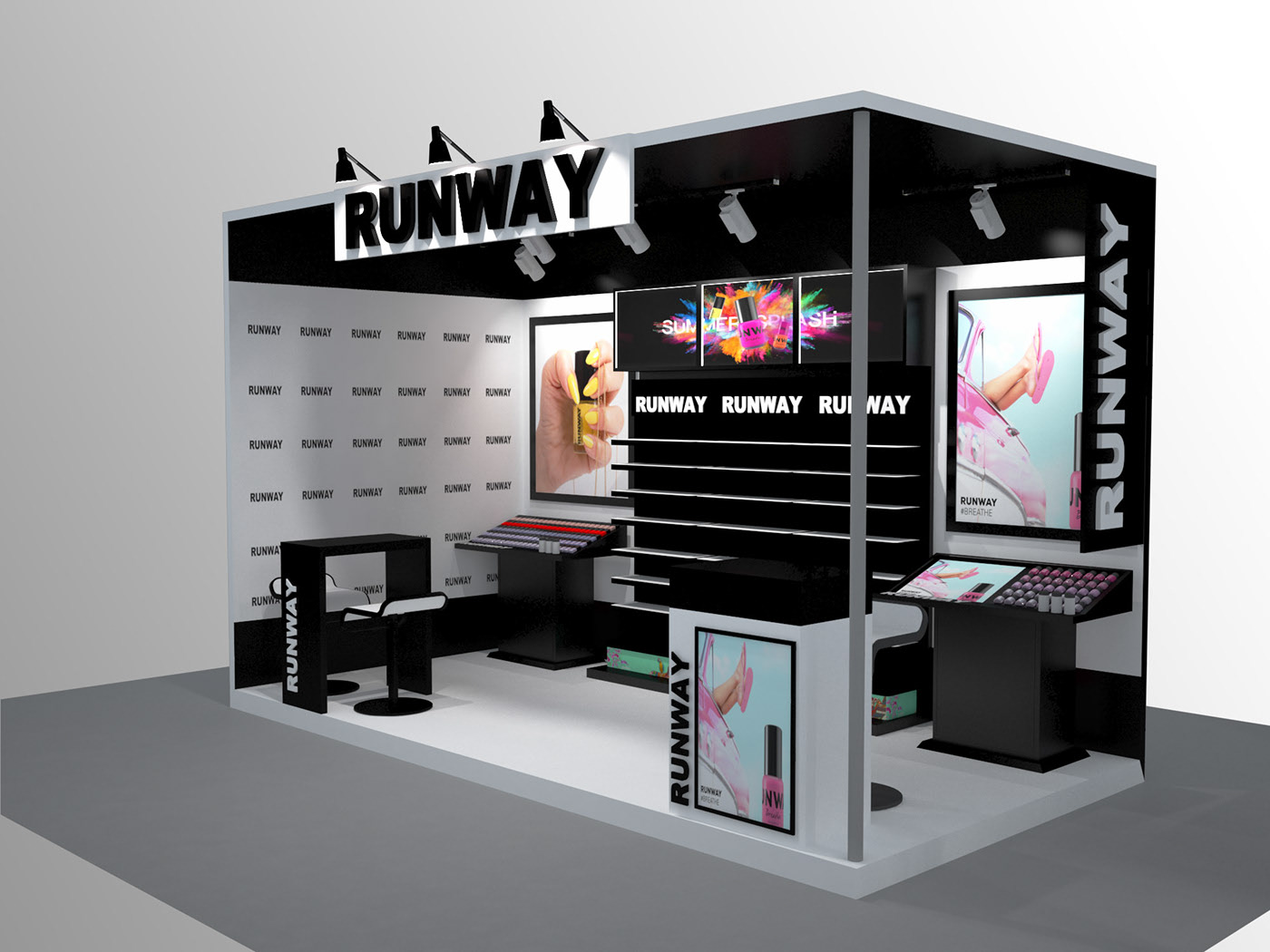 Nail Display Bar 