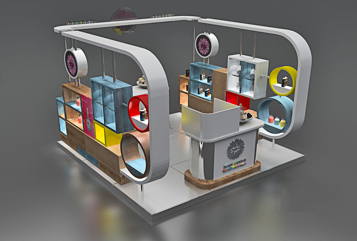 Unique Skincare Custom Kiosk