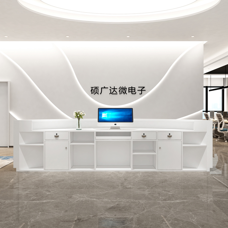 C Shape Style Reception Desk