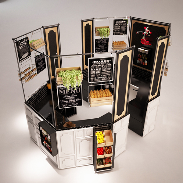 New Food Service Booth