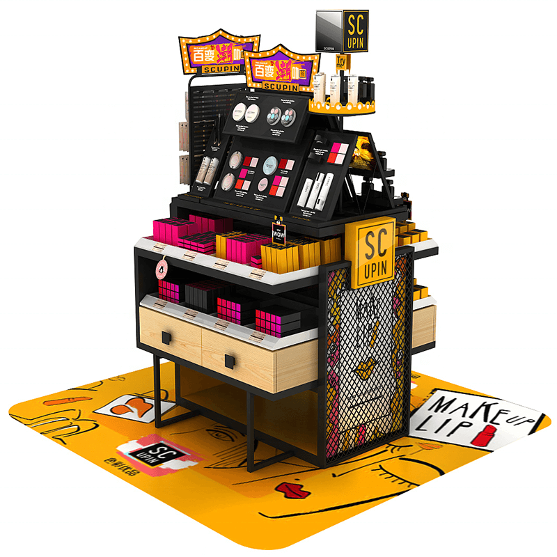 makeup display fixture