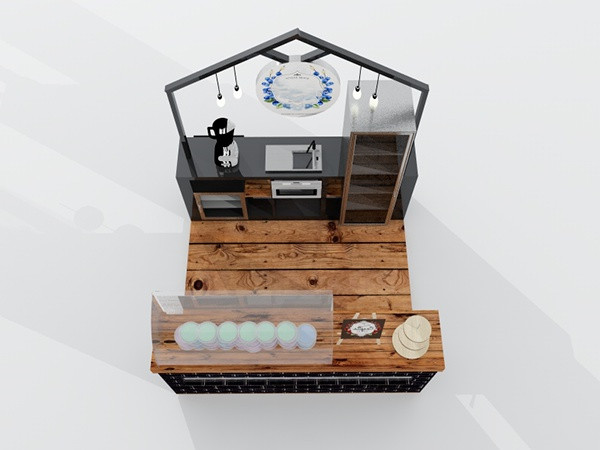  New Style Food Kiosk