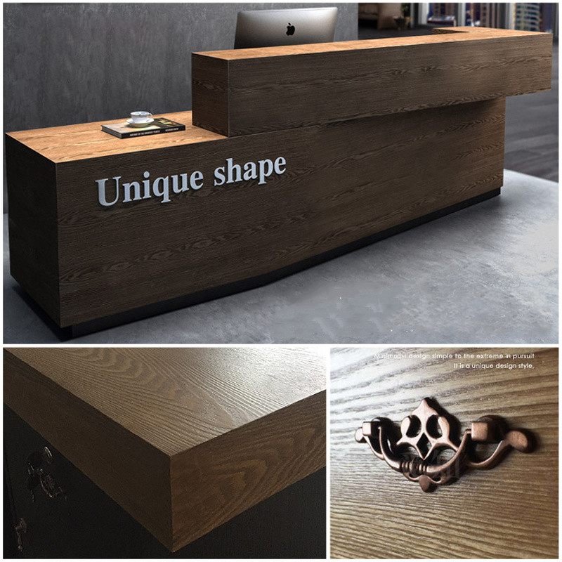 Wooden Custom Reception Desk