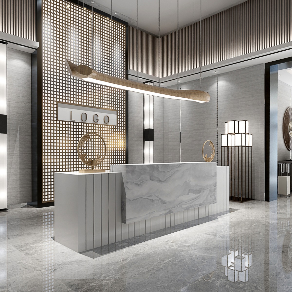 Modern Front Counter Bar