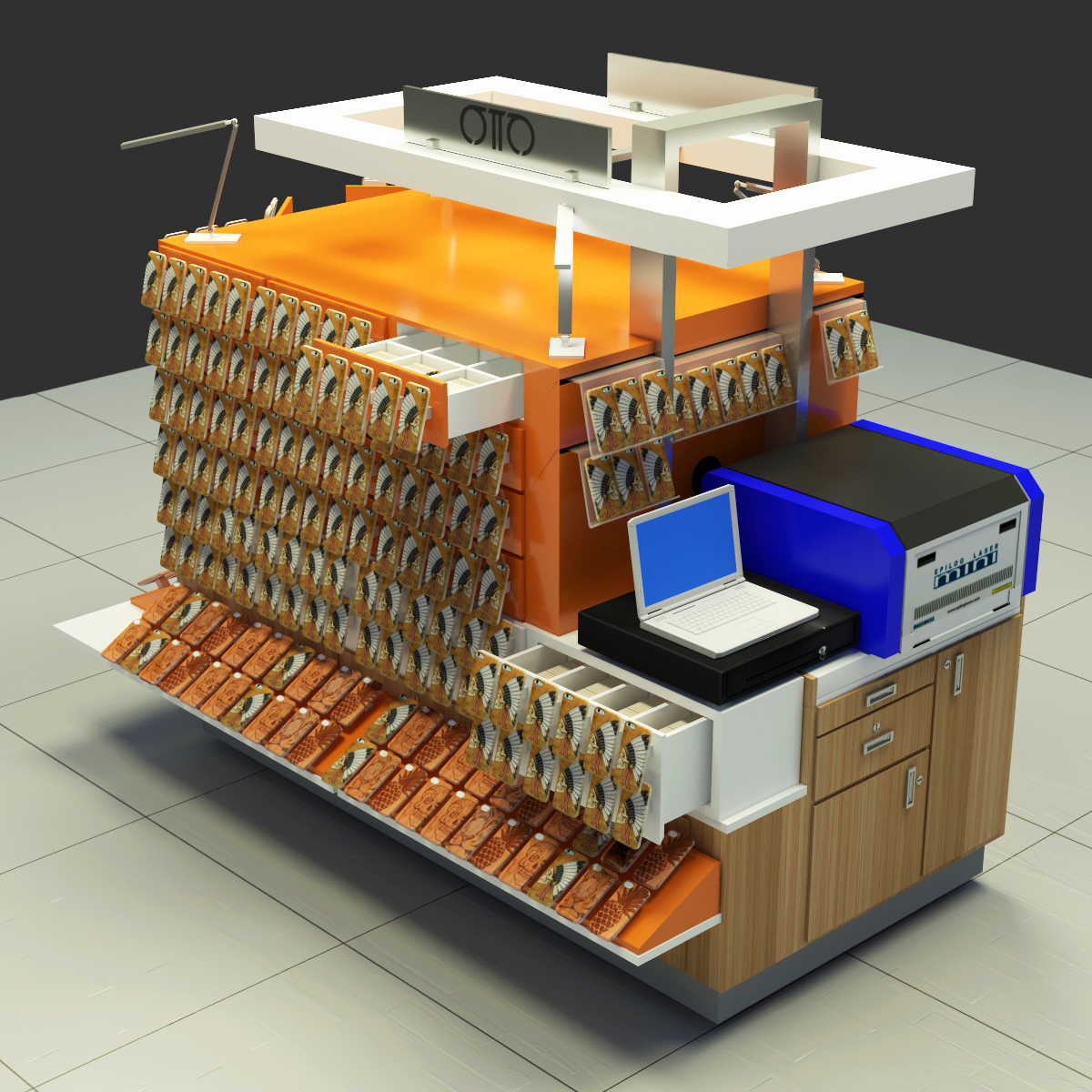phone accessary cart