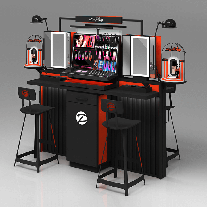 makeup retail counter