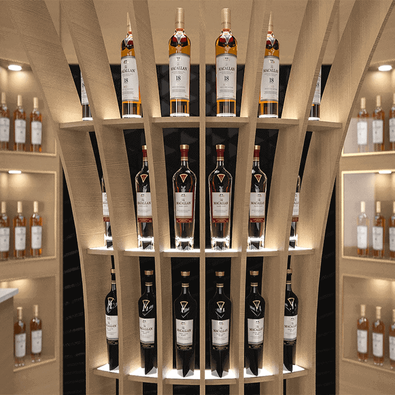 beer product exhibition case