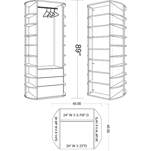 clothes display rack design