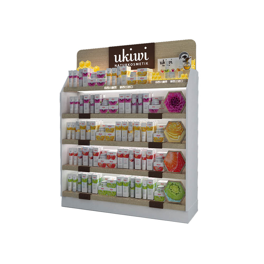 cosmetic display shelf