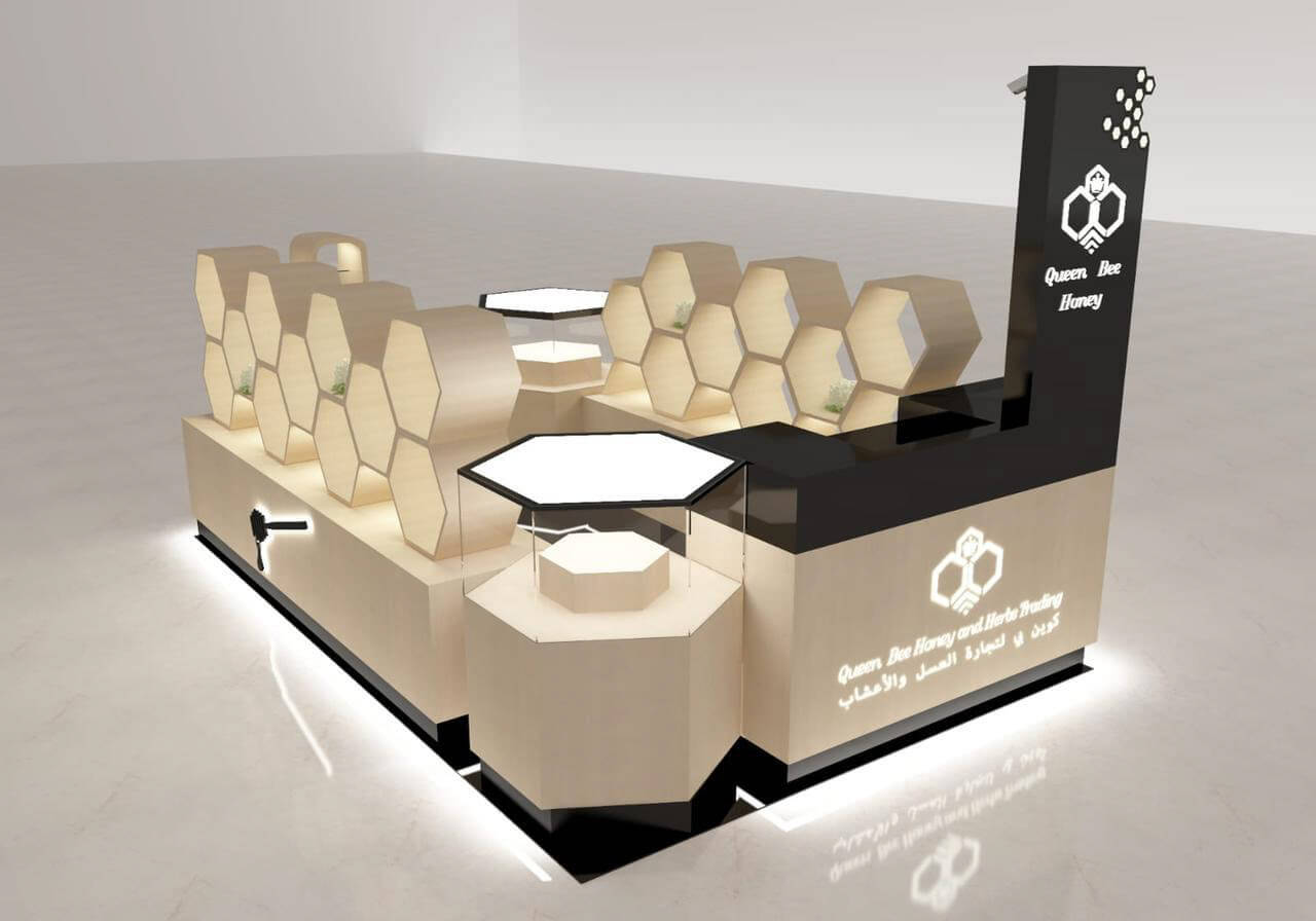 honey display booth 