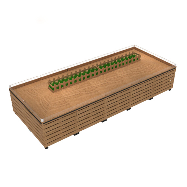 wood retail showcase