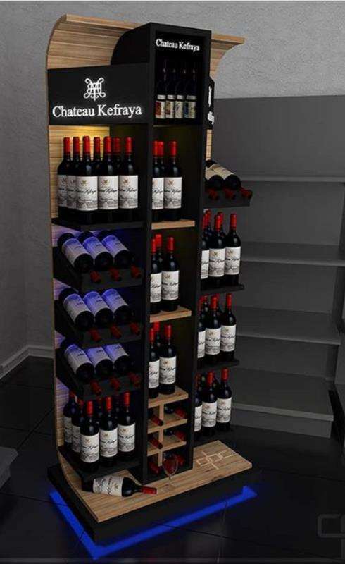 wine display case