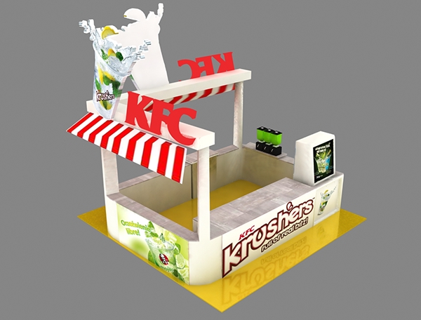 Juice Display Stand