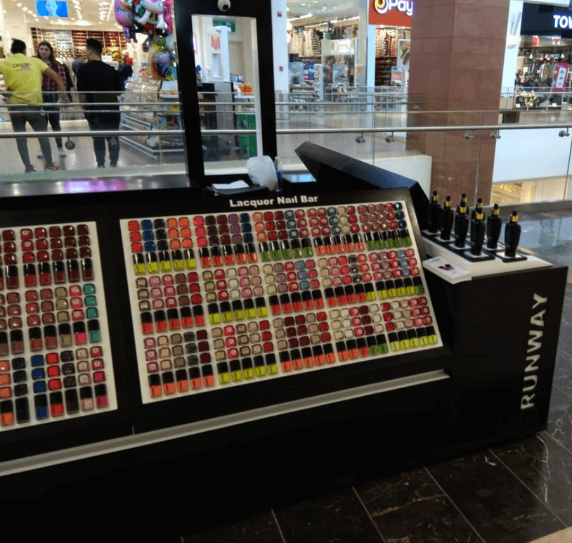 Nail Polish Display Kiosk