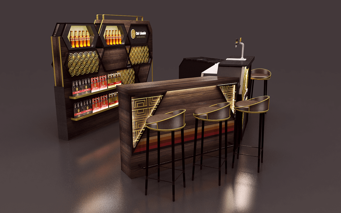 restaurant bar counter 