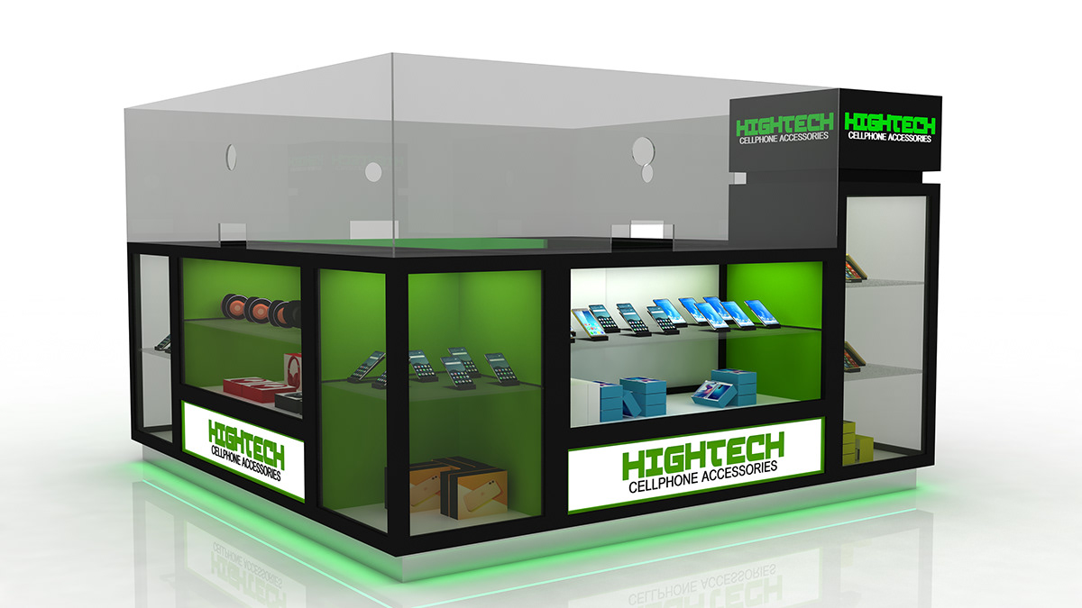 Cellphone Retail Display Counter