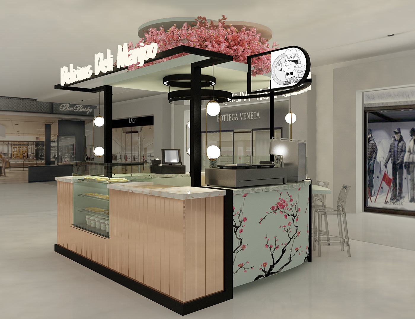 Fancy Cute Bakery Kiosk